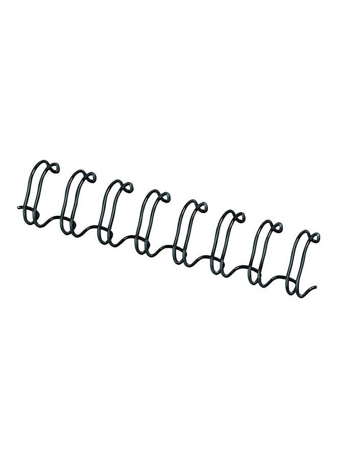 Fellowes Wire Binding Spines, 1/2 Inch Diameter, Black, 100 Sheets, 25 Pack (5255401) - Image 3