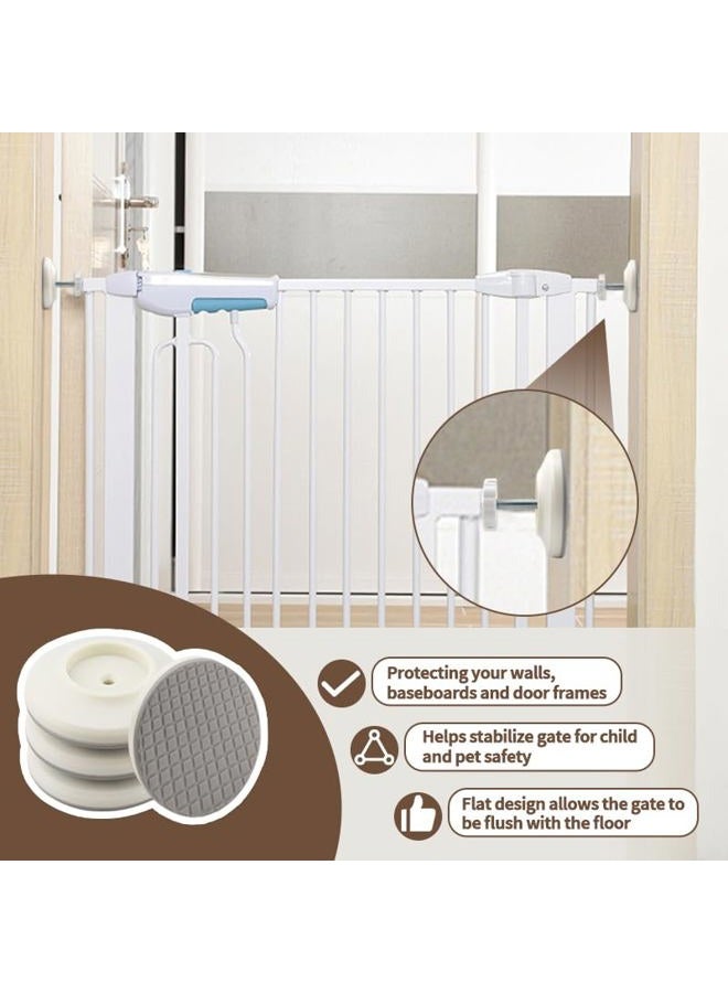Abvsdu Baby Gate Extender Extension (White, Circle) - Image 5