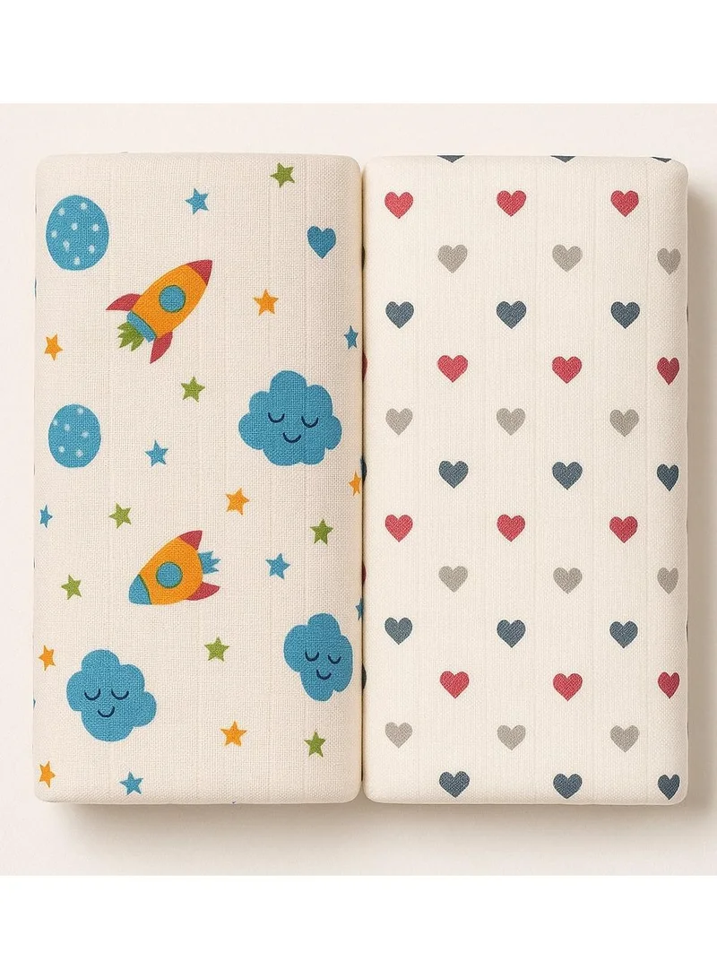 تامي تومي – لفافات أطفال مطبوعة لحديثي الولادة (عبوة من 2)