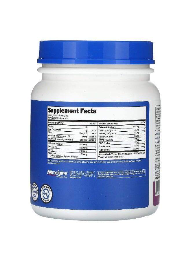 Nutricost, Performance, PRE-X, Xtreme Pre-Workout Complex, Grape, 1.9 lb (870 g) - Image 2