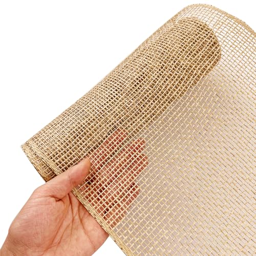 MSSVIGING Poly Burlap Deco Mesh 10 inch, Black Yellow Decorative Mesh for Bee Flower Wreath, DIY Craft Making, Black, Yellow, Black and Yellow Burlap Ribbons, 4 Packs - Image 2