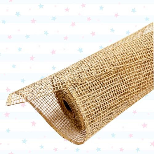 MSSVIGING Poly Burlap Deco Mesh 10 inch, Black Yellow Decorative Mesh for Bee Flower Wreath, DIY Craft Making, Black, Yellow, Black and Yellow Burlap Ribbons, 4 Packs - Image 5