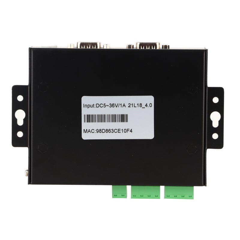 HF-5122 خادم تسلسلي مزدوج المنفذ إلى إيثرنت RS232 / RS485 / RS422 5 - 36VDC - Image 4