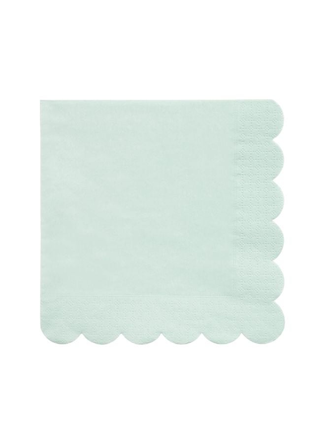 Meri Meri Mint Simply Eco Large Napkins - Image 2