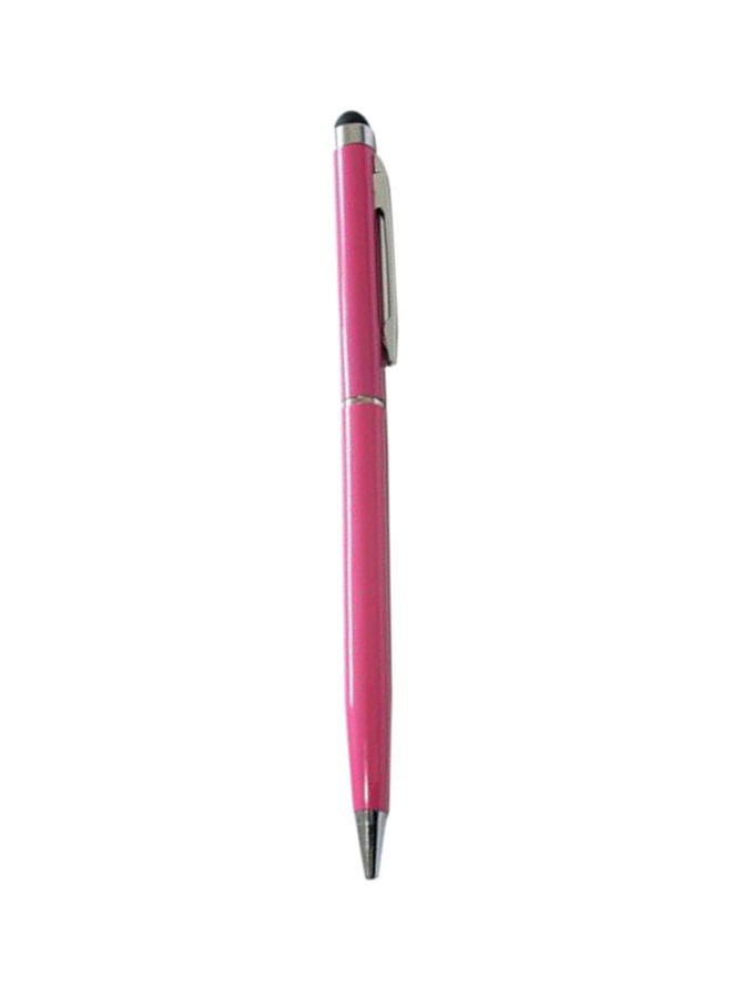 NIBEMINENT Capacitive 2-In-1 Touch Screen Stylus Ballpoint Pen For iPad iPhone Pink 