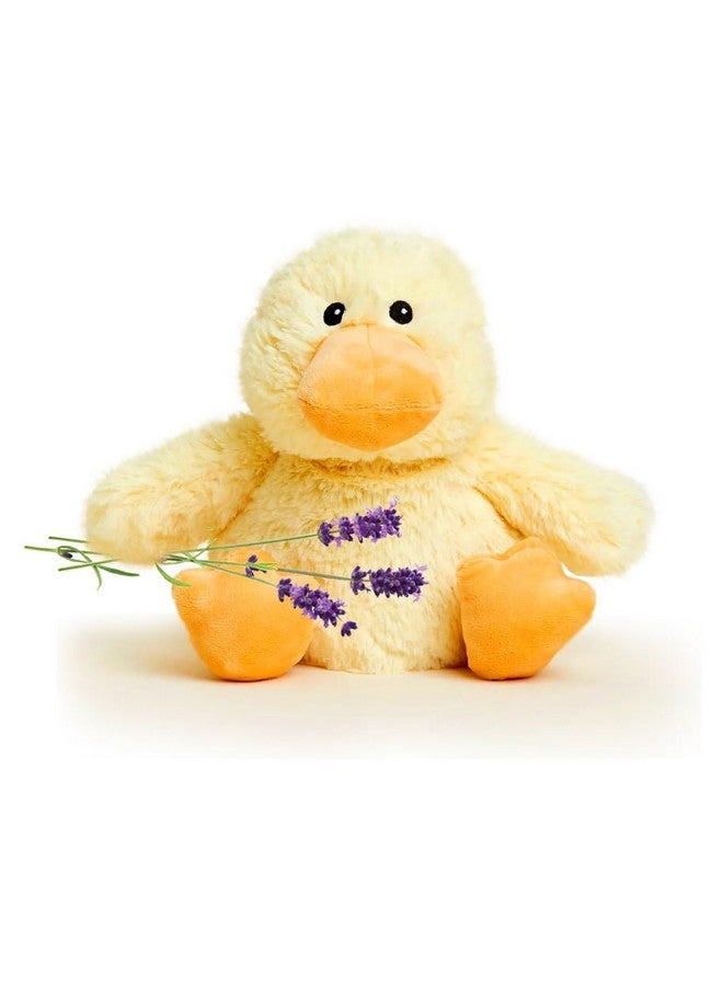 warmies Duck Microwavable, Hot or Cold for Cool Relaxation and Warm Relief, Lavender Scented Cozy Plush Animal
