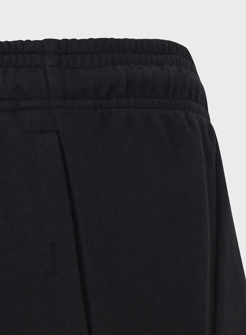 Adidas U Fi Logo Pt Black Training Pants 7-8Y