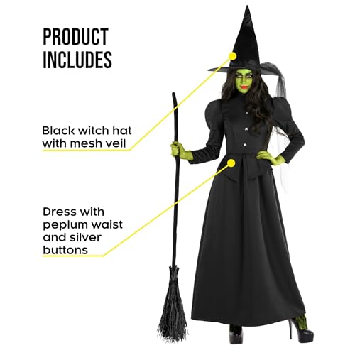 Morph Witch Costume Women, Womens Witch Costumes For Adults, Costumes For Women, Womens Halloween Costume, Medium - Image 2