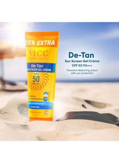VLCC VLCC De Tan SPF 50 Sunscreen Gel Creme with PA+++ | 3.53 Oz/100 gm  - Image 2