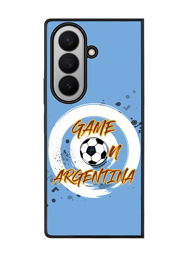 Stylizedd For Samsung Galaxy Z Fold7 Case,Slim fit Camera Protection, Shockproof Thin Phone cover  - Game on Argentina