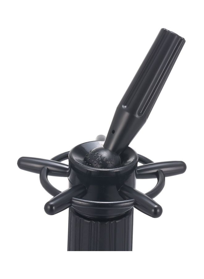 NIBEMINENT Adjustable Mannequin Head Wig Stand Black 16.3x14.5x12.8cm - Image 5