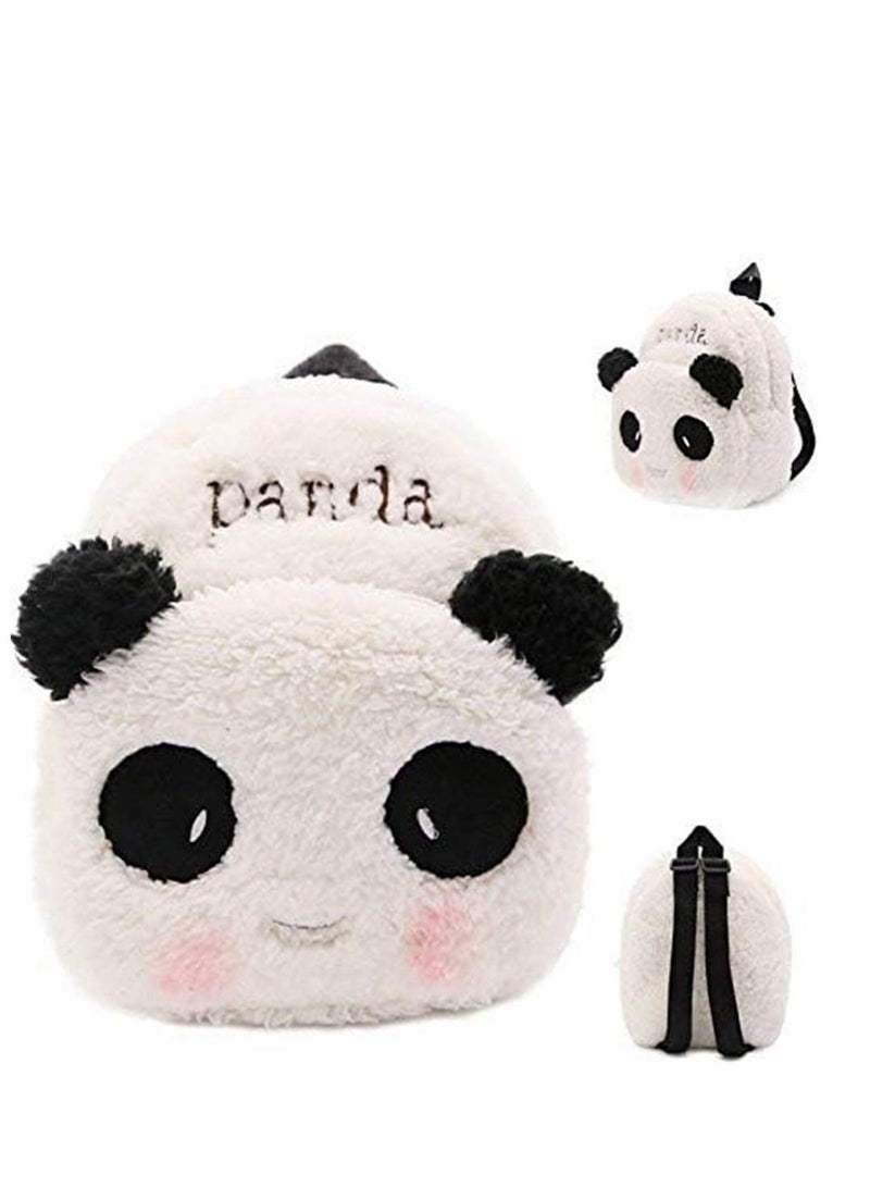 Mini Backpack Kids Cute School Shoulder Bag Toddler Plush Small Backpack Baby Schoolbag Preschool Bag Gift Panda  - Image 4