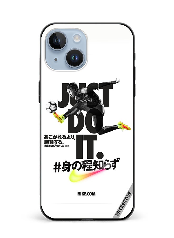 VR CREATIVE Protective Case Cover For Apple iPhone 15 Plus Nike Just Do It Design Multicolour - Image 1