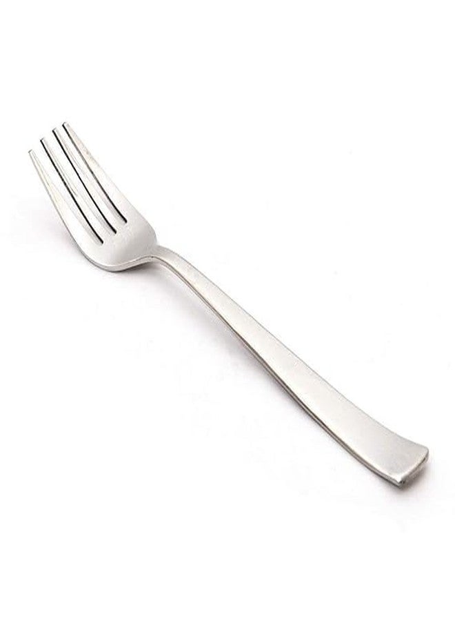 Duodeno Stainless Steel Cutlery Set – 5 Forks & 5 Spoons, Heavy Duty, Rust Resistant, Dishwasher Safe Flatware for Dining & Kitchen Use (15 cm) - Image 3