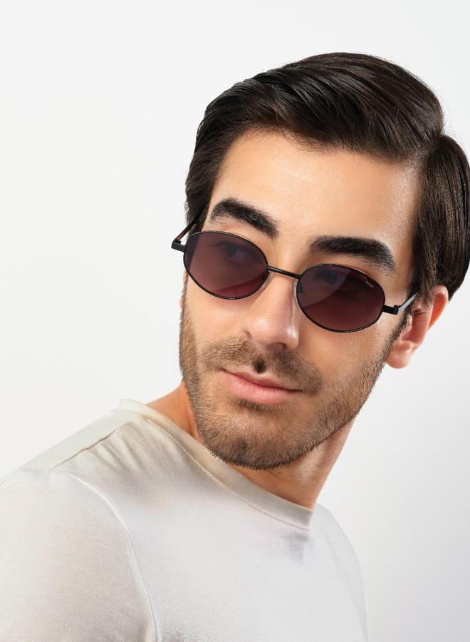 BlackOut Unisex Glow Oval Sunglasses - Image 4