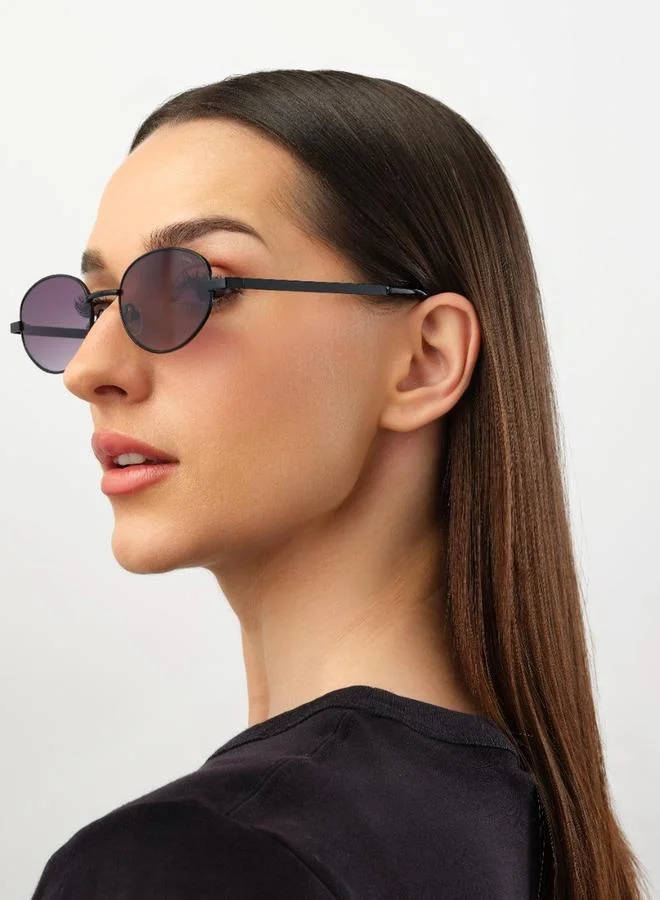 بلاك أوت BlackOut Unisex Glow Oval Sunglasses