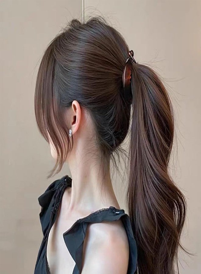 Youme مشابك شعر على شكل موزة للنساء، أمشاط شعر على شكل موزة، أمشاط تثبيت، مشابك شعر على شكل ذيل سمكة للشعر الخفيف، حامل ذيل حصان على شكل سمكة، حجم صغير - Image 5