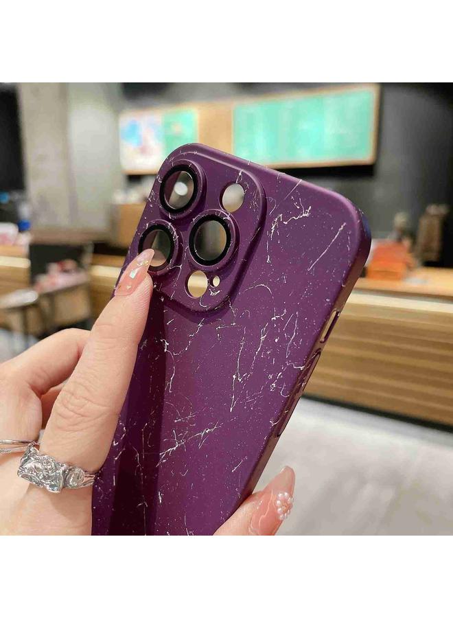 S-TOP Case For iPhone 13 Marble Pattern PC Phone Case - Image 3