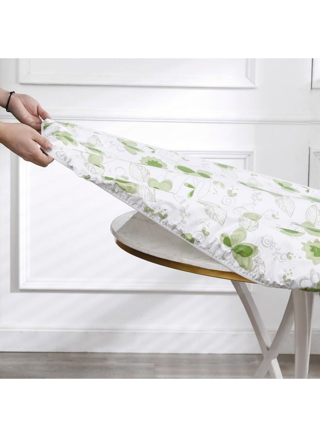 Walrus Round Vinyl Fitted Tablecloth with Flannel Backing Elastic Edge Design Table Cover Waterproof Oil-Proof PVC Table Cloth Stain-Resistant Best for 37"-44" Round - Image 3