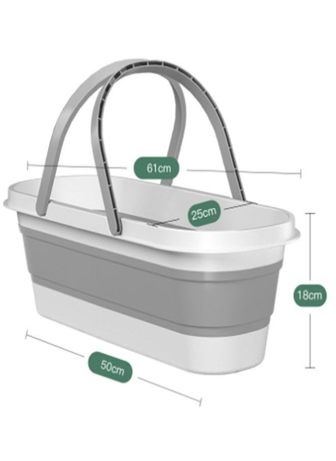 RAQTA - Multi-Functional Foldable Mop Bucket – Space-Saving Collapsible Cleaning Bucket for Home & Commercial Use - Image 1