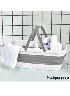 RAQTA Multi-Functional Foldable Mop Bucket – Space-Saving Collapsible Cleaning Bucket for Home & Commercial Use  - Image 4