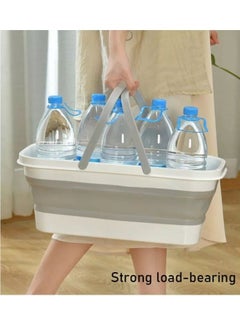 RAQTA Multi-Functional Foldable Mop Bucket – Space-Saving Collapsible Cleaning Bucket for Home & Commercial Use  - Image 5