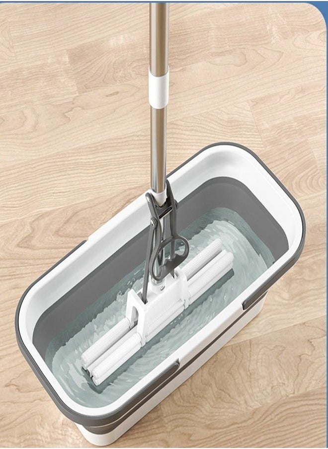 RAQTA - Multi-Functional Foldable Mop Bucket – Space-Saving Collapsible Cleaning Bucket for Home & Commercial Use - Image 1