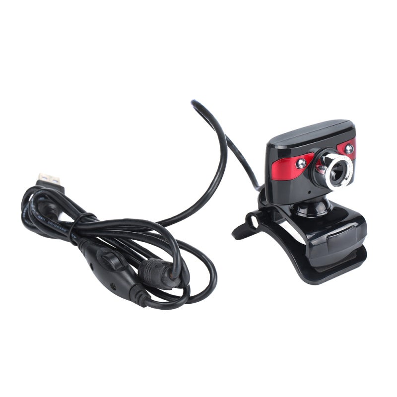Webcam: 12.0M Pixels True Color Images - Built-in Sound Absorption Microphone, 30 Degrees Rotatable, Optical Lens for Video Chat - Image 2