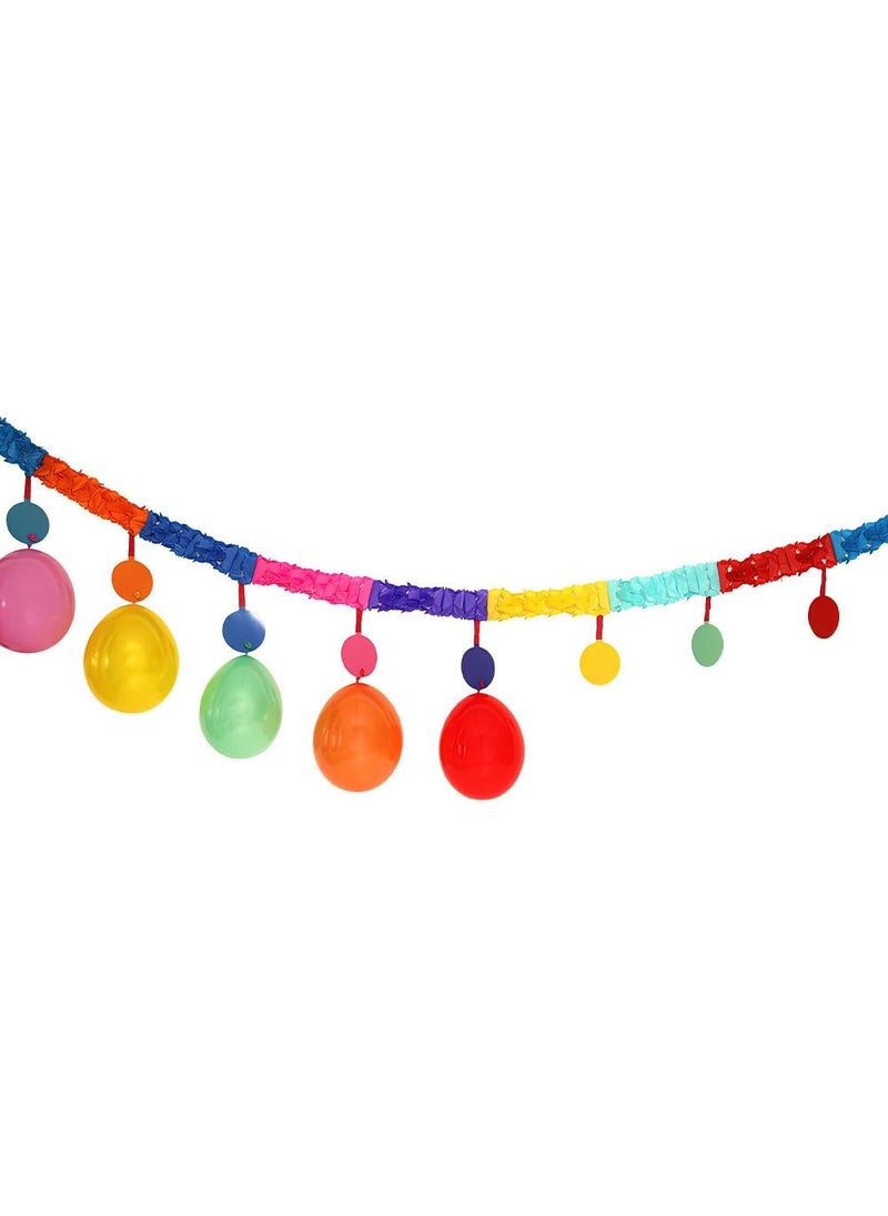 Folat Balloon Holder Garland Multicolored Paper 400cm