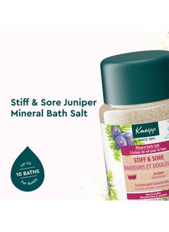 Kneipp Stiff & Sore Juniper Mineral Bath Salt With Wintergreen & Rosemary 17.6 Oz Up To 10 Baths  - Image 2