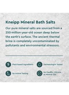 Kneipp Stiff & Sore Juniper Mineral Bath Salt With Wintergreen & Rosemary 17.6 Oz Up To 10 Baths  - Image 5