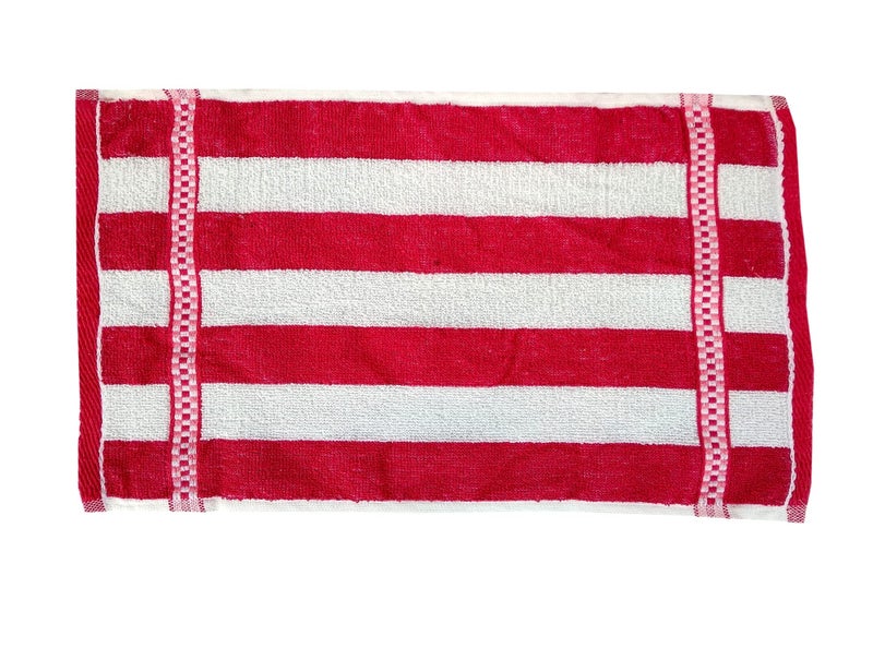 Space Fly High Absrobent Cotton Cabana Striped Hand Towels For Kitchen And Bathroom Size: 11X 17 inch (Multi Color_Set of 10) - Image 3
