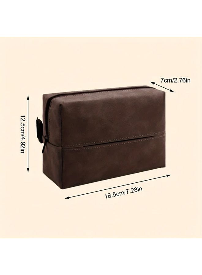 Black Faux Fur Car Tissue Box Holder With Zipper For Home And Vehicle - Image 2