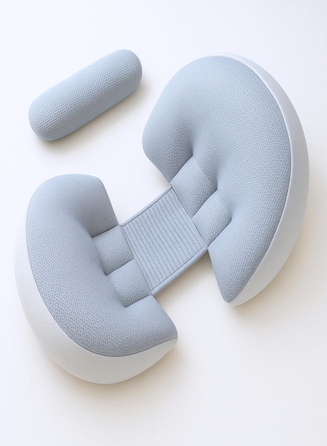 OBABY Pregnancy Pillow - Adjustable U Shaped Pregnancy Pillow for Belly and Back Support, Maternity Body Pillow for Side Sleeping, Compact Pregnancy Support Pillow for Comfort. - Image 1