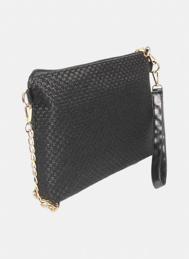 Glitter Women Hand Bag - Black - Image 2
