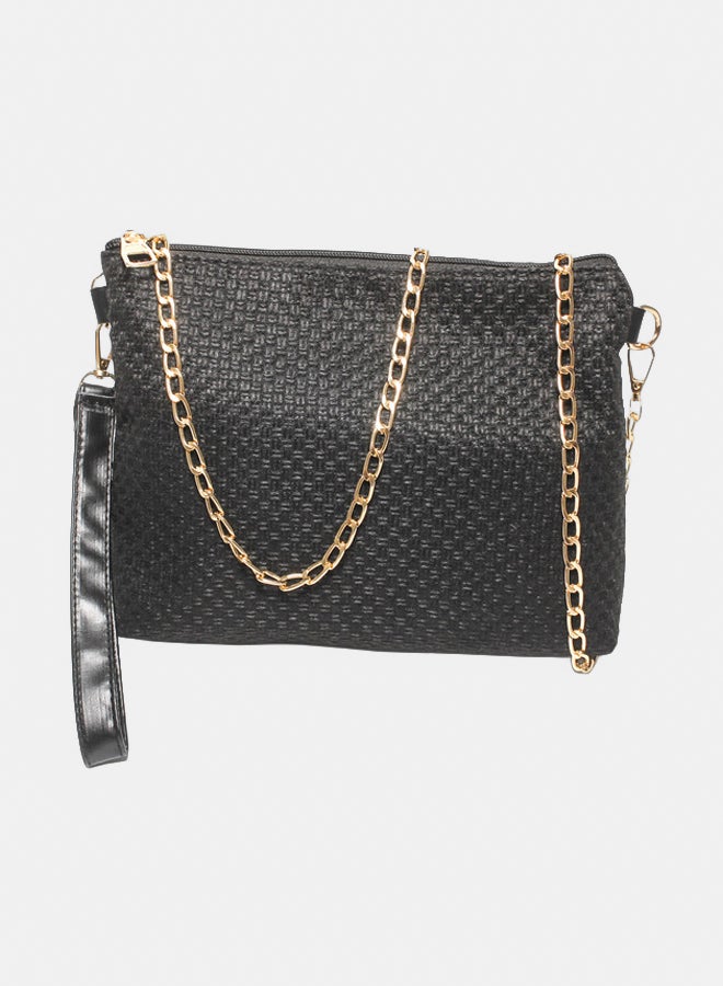 Glitter Women Hand Bag - Black - Image 3