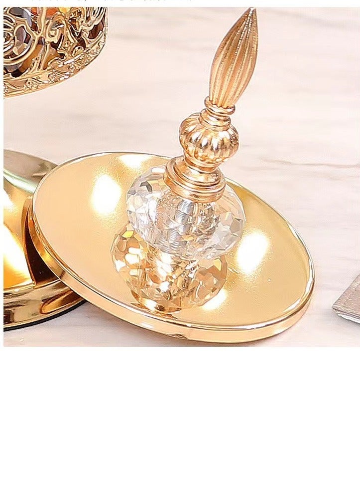 Crystal glass storage jars with lids - candy jars, biscuit jars, storage and decorative pieces, luxurious, detachable, as fragrance candles display stand  - Image 4