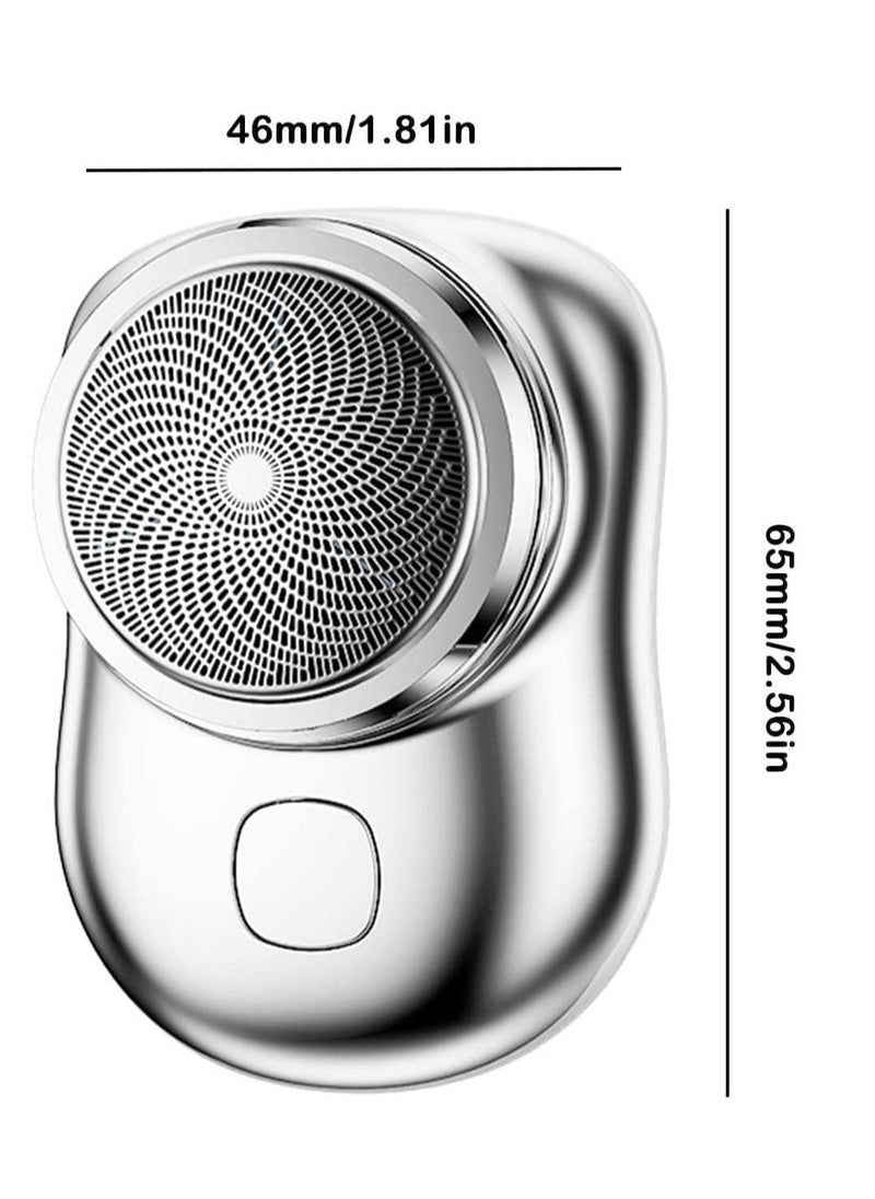 ELTRAZONE Mini&Portable Electric Shaver, New Pocket Portable Electric Shave, Magic USB Mini Shaver Electric Razor For Men, Rechargeable Travel Razors For Men Electric Shaver For Shaving Face(Green) - Image 5