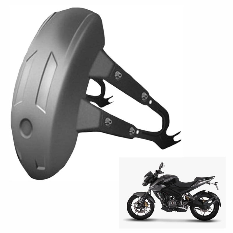 Asryd حارس الطين المرن الخلفي للدراجة من مادة ABS متوافق مع باجاج بولسار NS200 (أسود) - Image 1