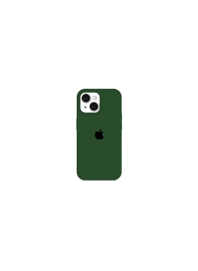 CATANES iPhone 15 Plus Case Silicone Case Cover Durable and Anti Scratch Back Cover Green - Image 1