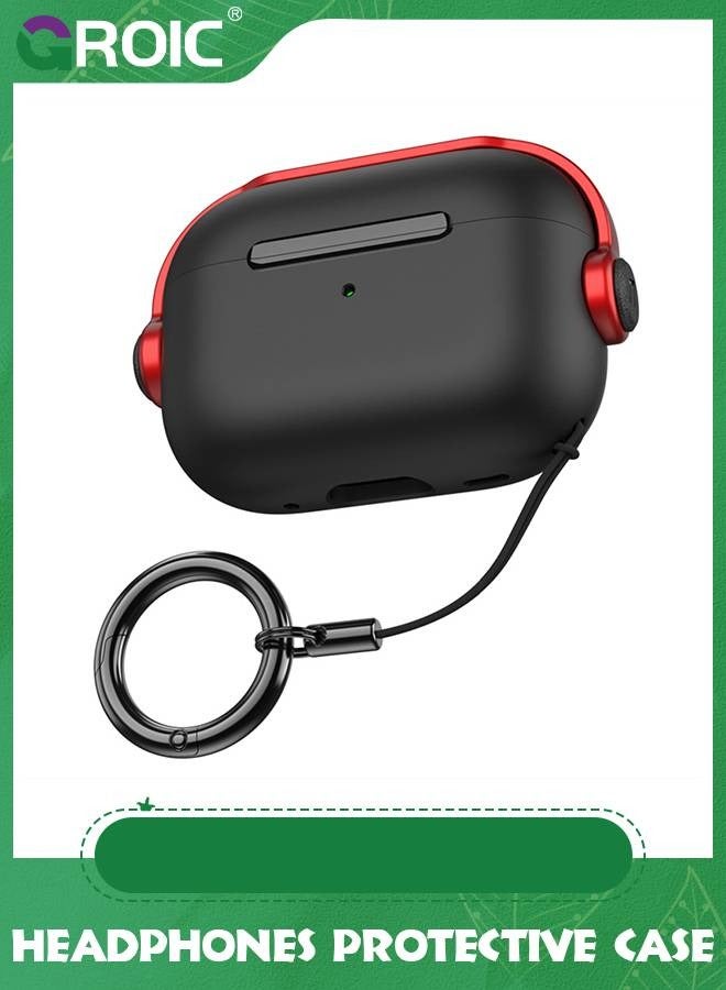 GROIC Case for AirPods 4, Case Compatible with Apple AirPods 4th Generation (2024), Anti-Yellow Case Cover with Keychain for Women, Soft TPU Full Protection - Image 1