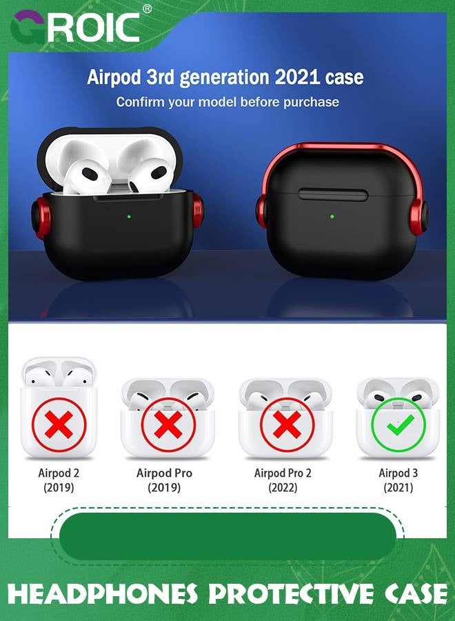 GROIC Case for AirPods 4, Case Compatible with Apple AirPods 4th Generation (2024), Anti-Yellow Case Cover with Keychain for Women, Soft TPU Full Protection - Image 5