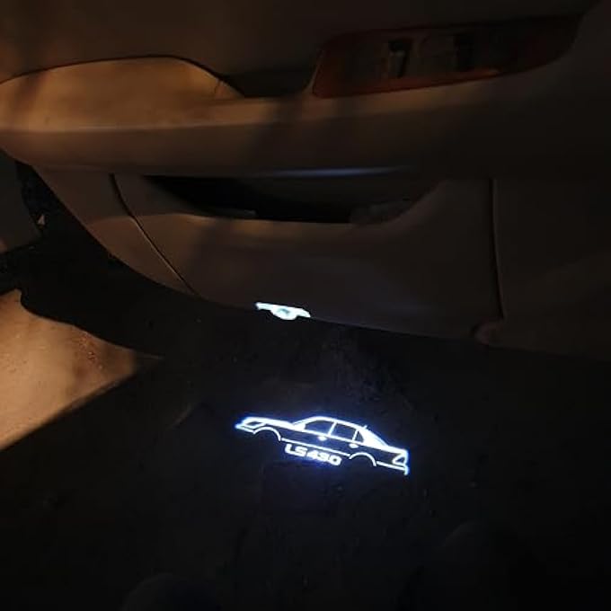 Vierex Door Logo Light For Lexus Ls430 Accessories  Super Bright Plug And Play Compatible With Special Design Shadow Light - Image 3