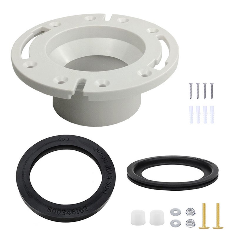 RV Toilet Seal Kit 3" White Premium Abrasion-Resistant Material - Leak-Proof Perfect Fit RV Toilet Replacement Parts for RV Bathroom Dometic And Thetford Toilet Repair - Image 1