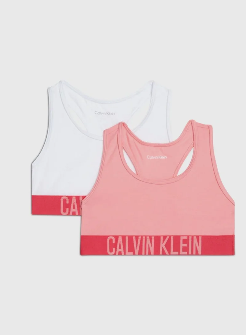 CALVIN KLEIN Youth 2 Pack Assorted Bralette