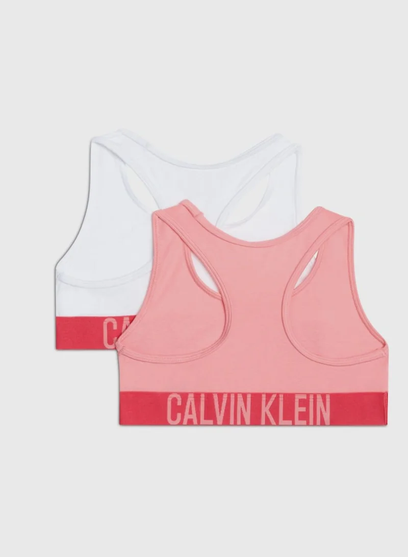CALVIN KLEIN Youth 2 Pack Assorted Bralette