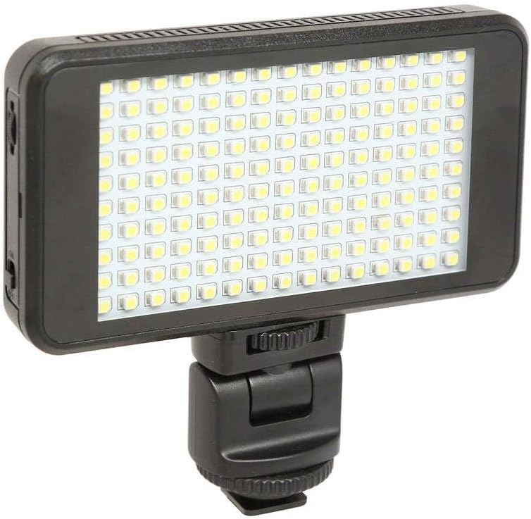VidPro LED-150 Photo and Video Light Kit - On Camera Panel LED Light - Adjustable and Dimmable Light Fits Cameras Video Camcorders and DLSR w/Hot Shoe Includes Rechargeable Battery Diffuser and More - Image 2