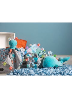 Mary Meyer Taggies Crinkle Me Toy with Baby Paper & Squeaker, 6.5 X 6.5", Sleepy Seas Octopus  - Image 2