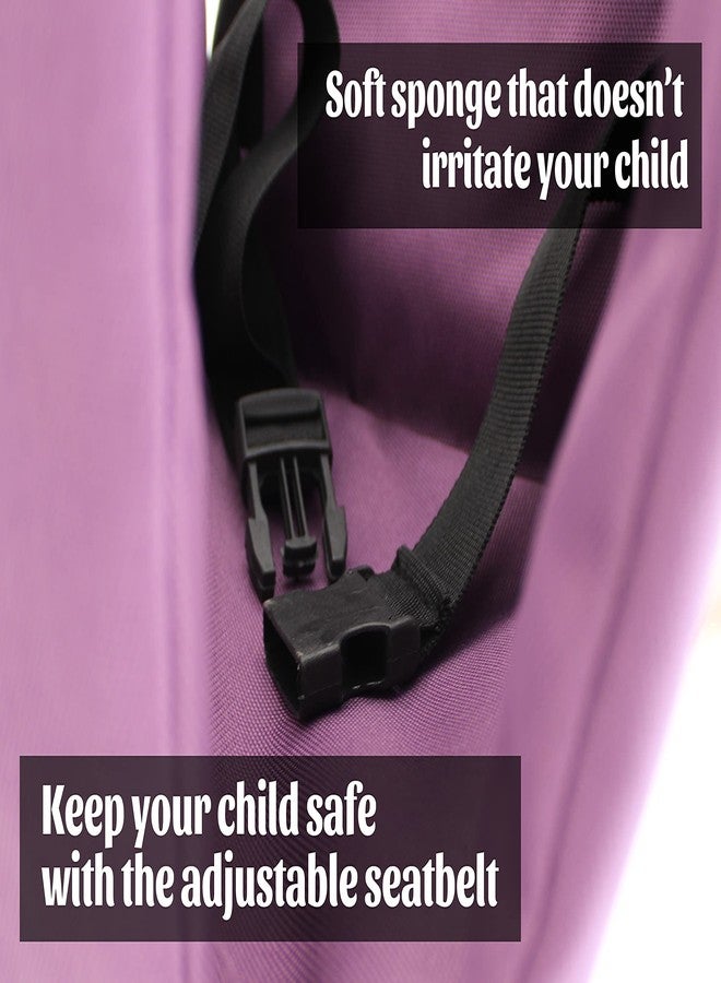 Shopoflux Baby Swing for Indoor Outdoor Use | Kids Jhula (6 Months To 3 Years, Up To 25 Kg) | Purple Polyester, 9 Inch - Image 3