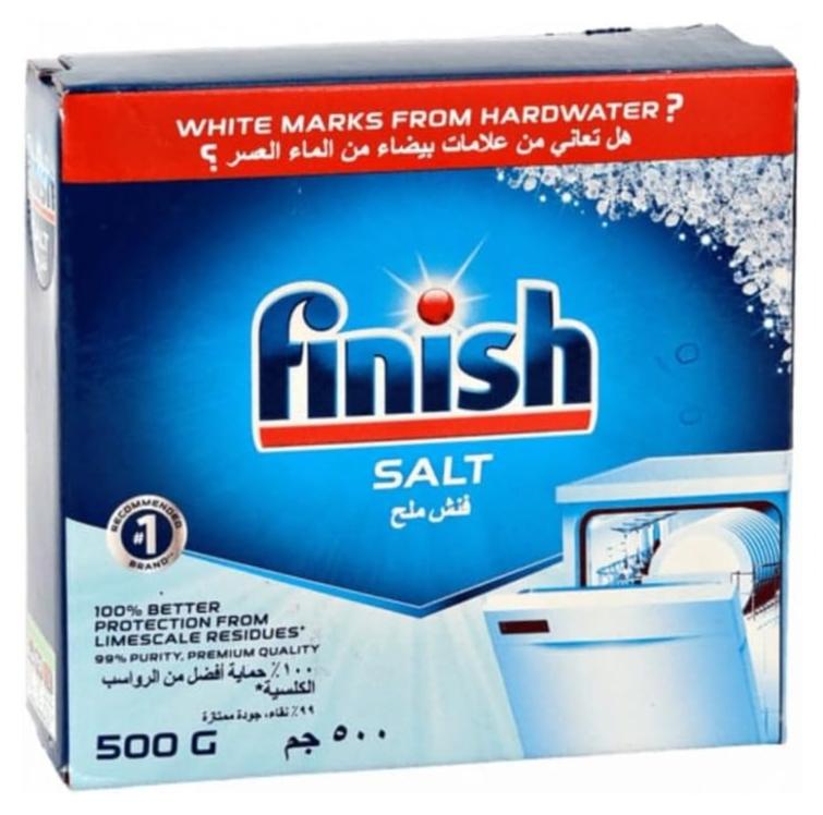 فنيش مسحوق ملح غسالة الصحون، حماية أفضل للآلة بنسبة 100٪، 500 جرام - Image 1